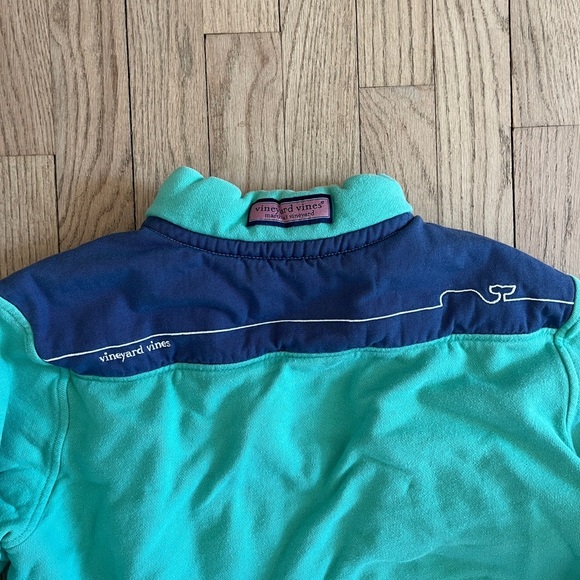 Vineyard Vines Quarter Zip Pull Over Sweatshirt Size Large 16-18 - Picture 6 of 11